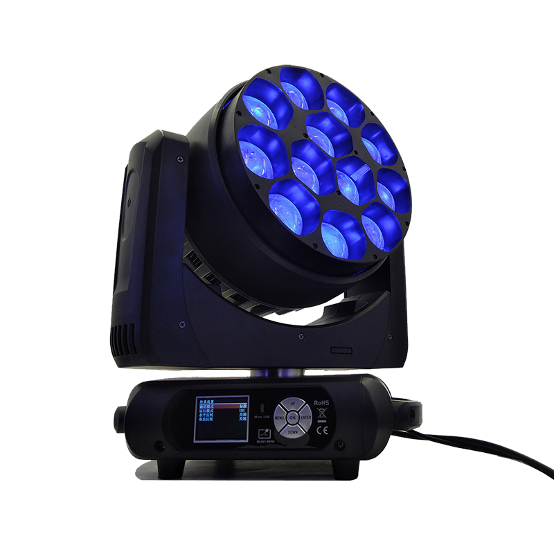 LED RGBW 12x40w Pixel Zoom With RDM Wash Mixing Color Moving Head Light