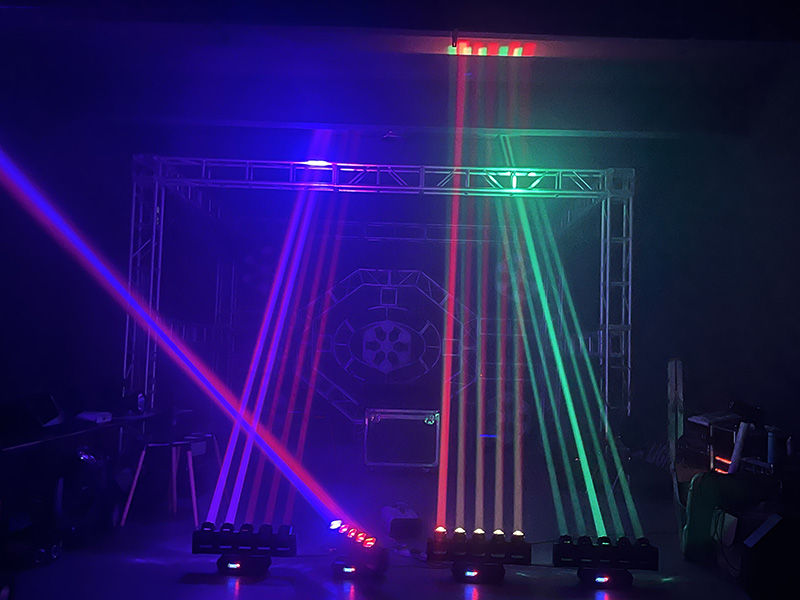 LED MOVING STAGE BAR 5x40W PIXEL
